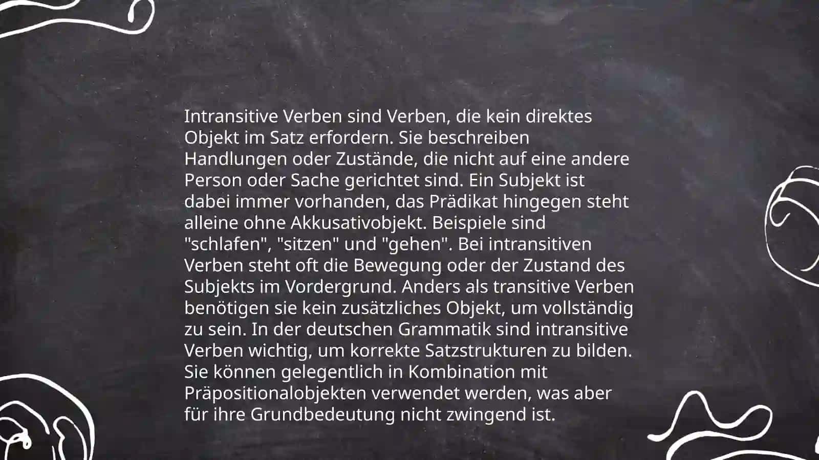 Transitive und Untransitive Verben 4