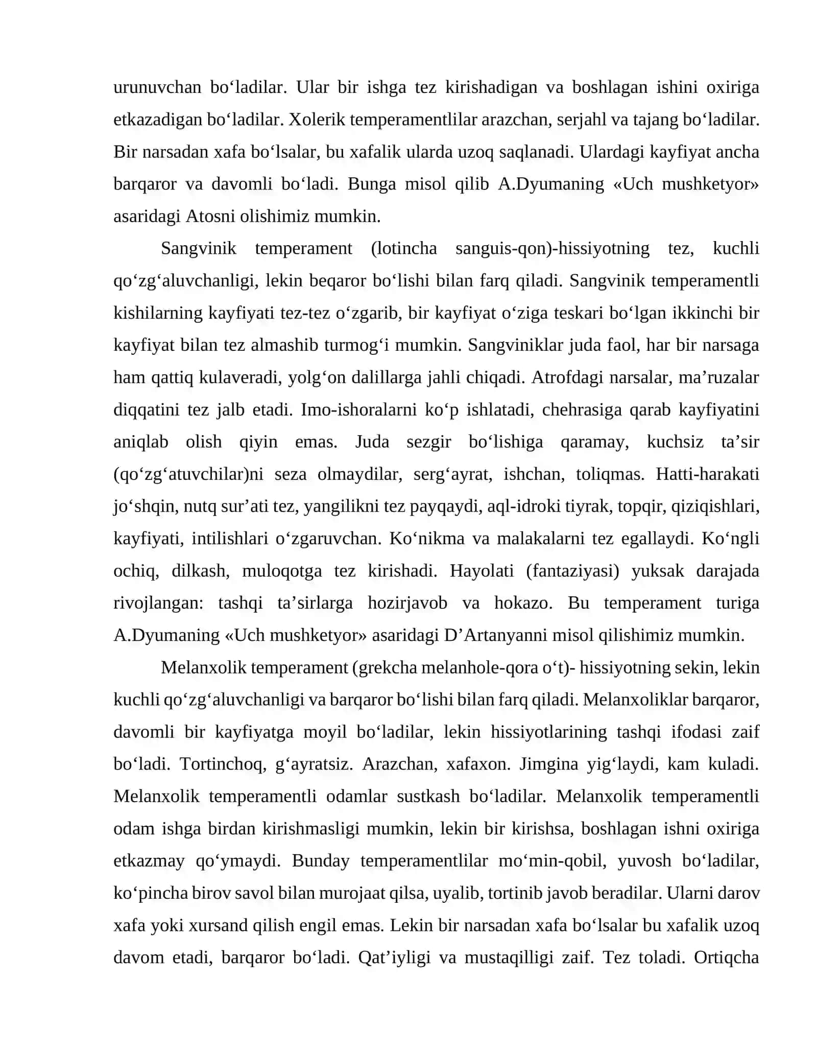 Temperament va kasbni egallash masalalari 4
