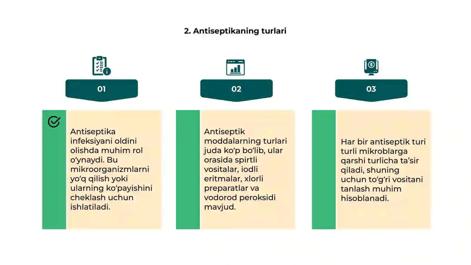 Antiseptika va aseptika tamoyillari 4