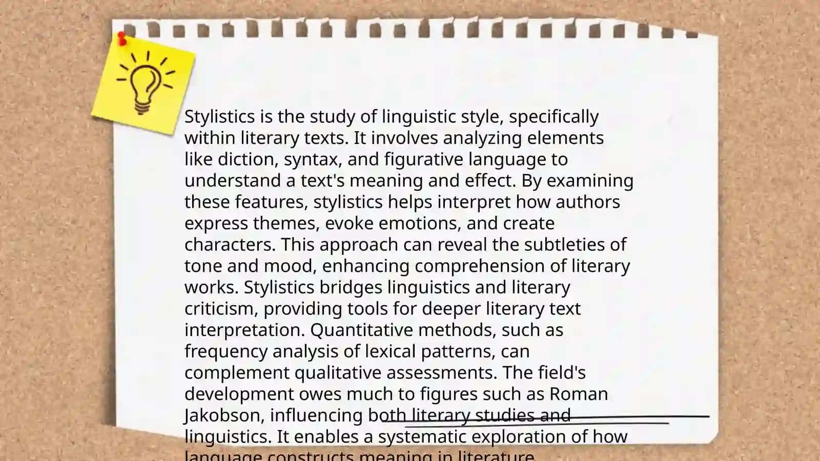 Applying stylistic analysis in language teaching 4