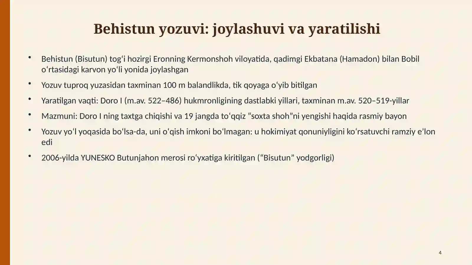 Behistun yozuvi va Gerodotning “Tarix” asari 4