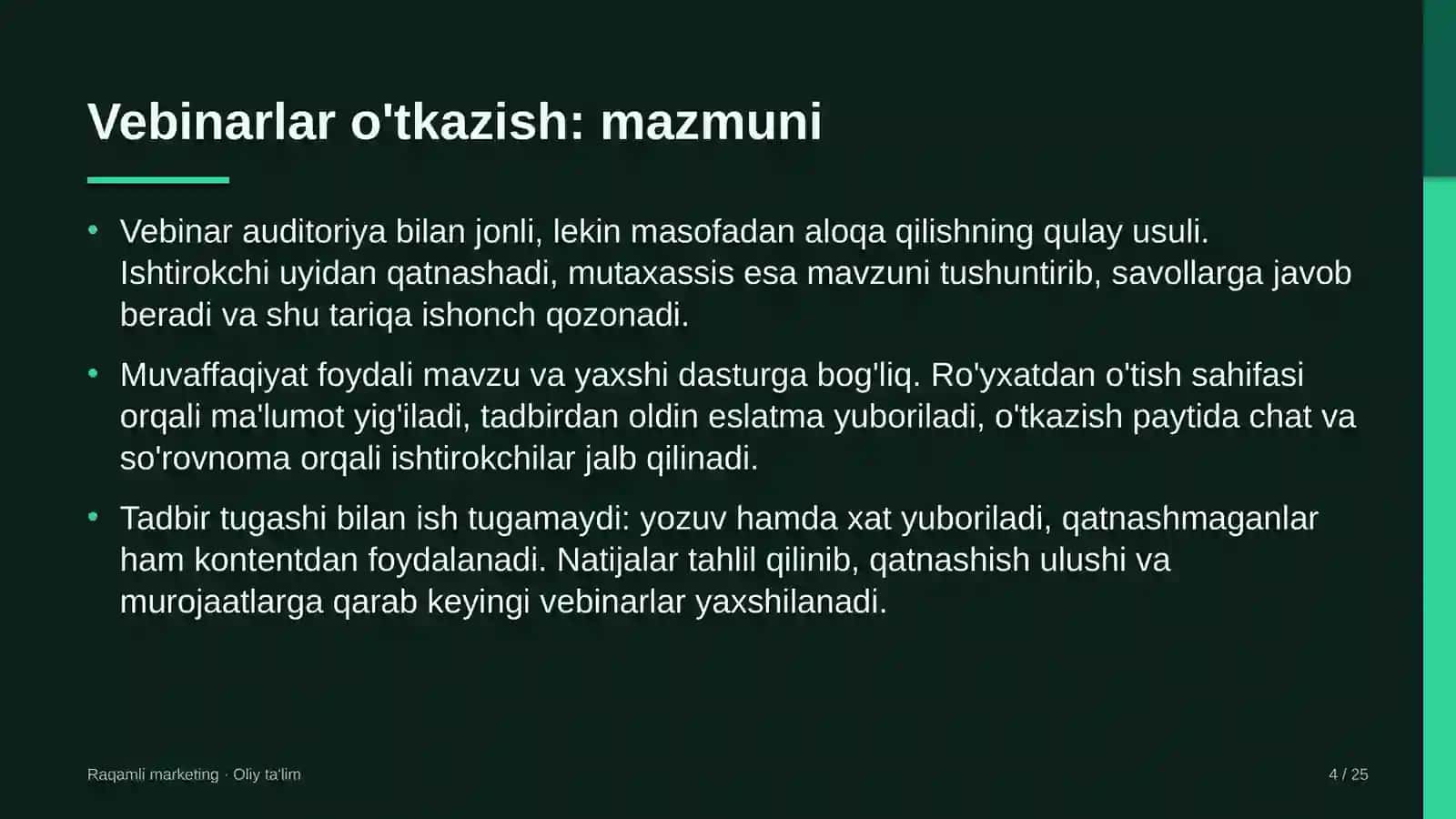 tikuvchilik atelyelarida vebinarlar o'tkazish 6810 4