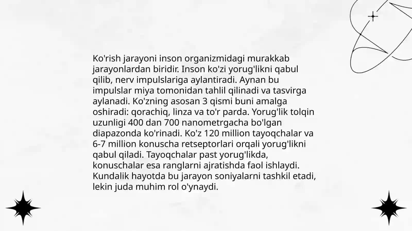 Hid bilish a'zolari 4