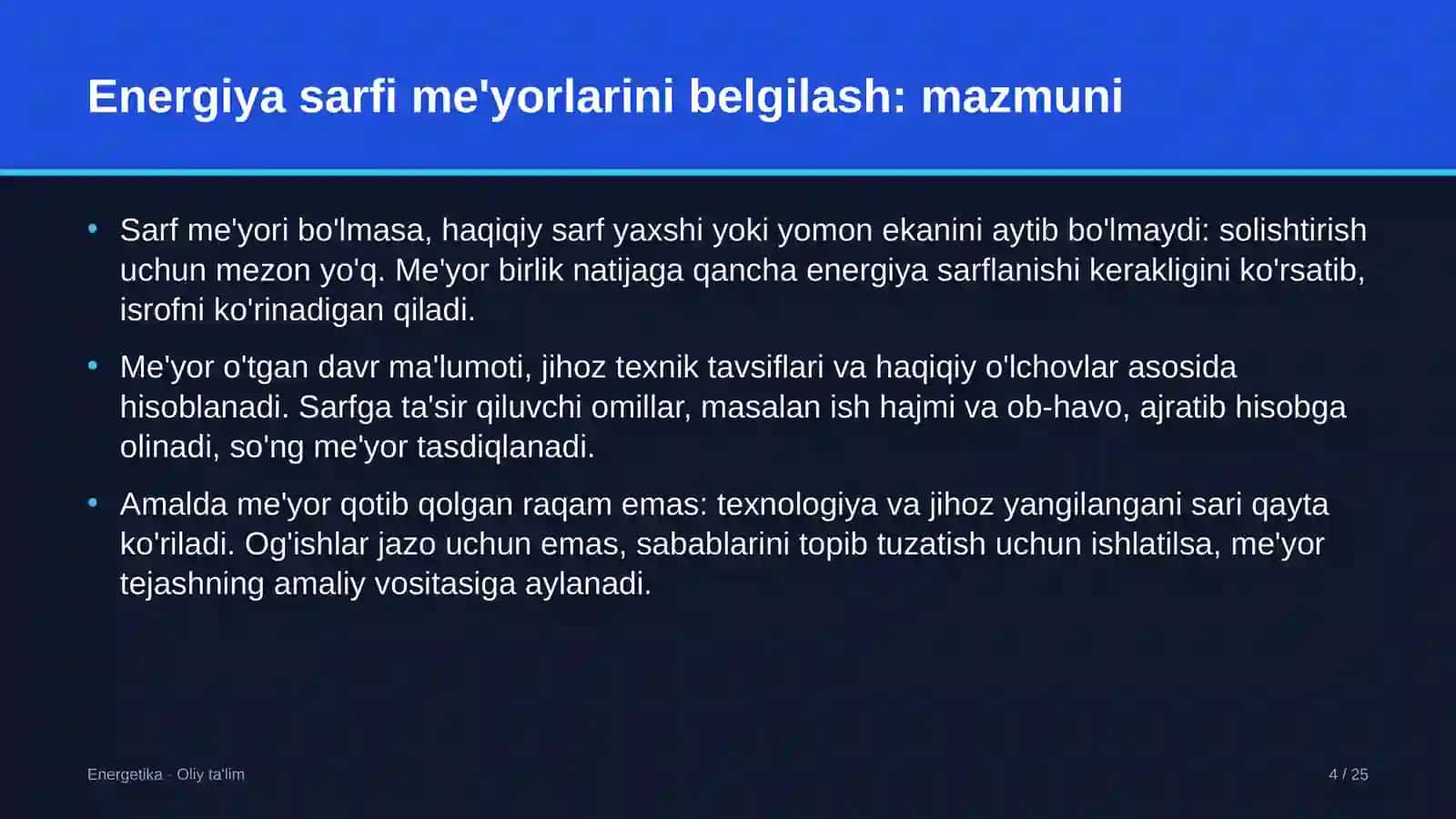 sanatoriylarda energiya sarfi me'yorlarini belgilash 7341 4