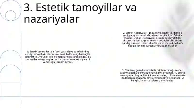 Estetikani aniqlash 4