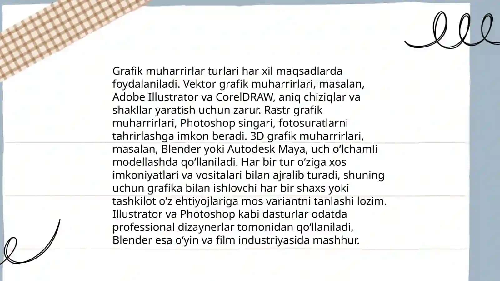 Grafik muharrirlar asoslari 4
