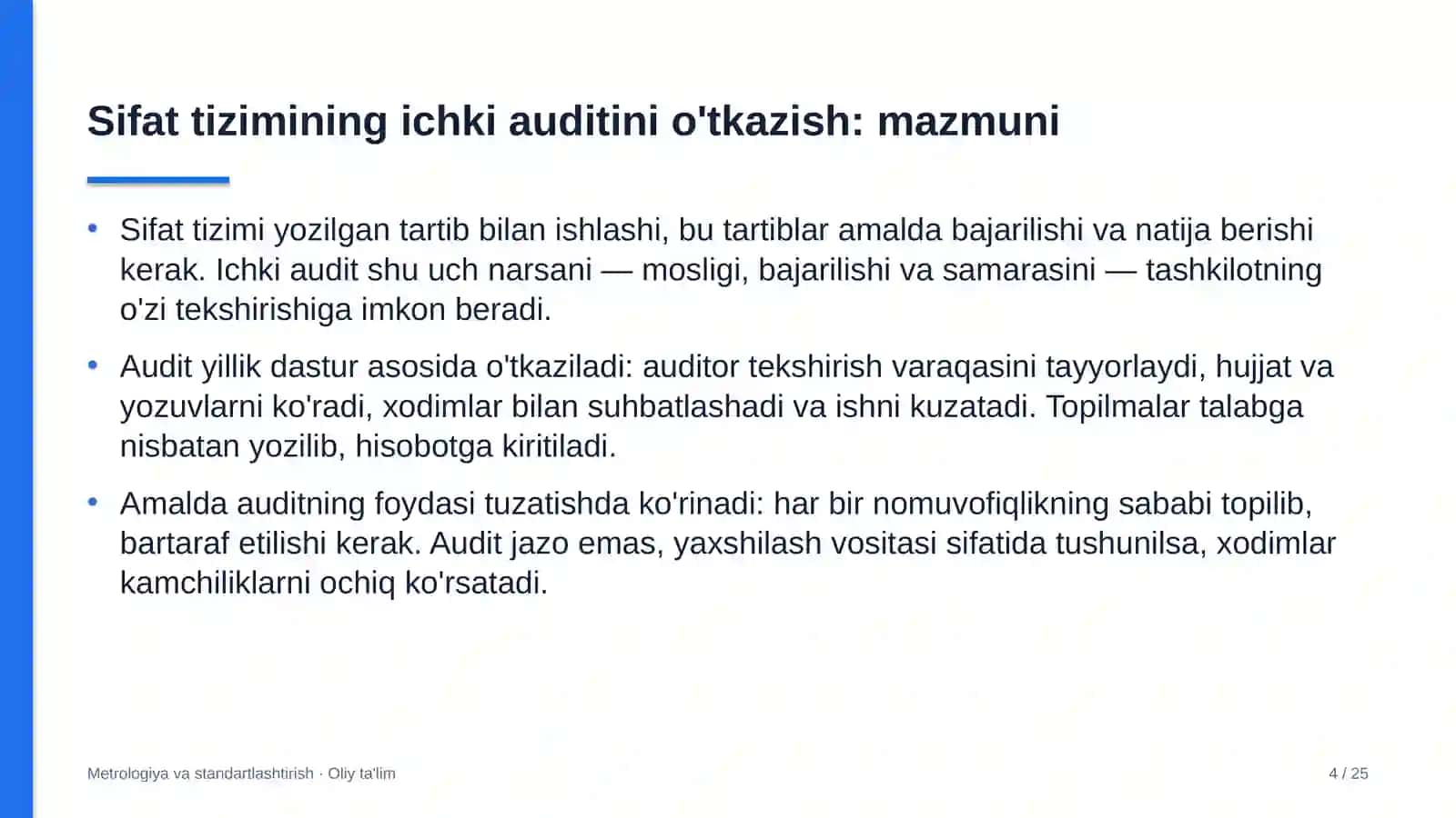 ovchilik xo'jaliklarida sifat tizimining ichki auditini o'tkazish 1488 4