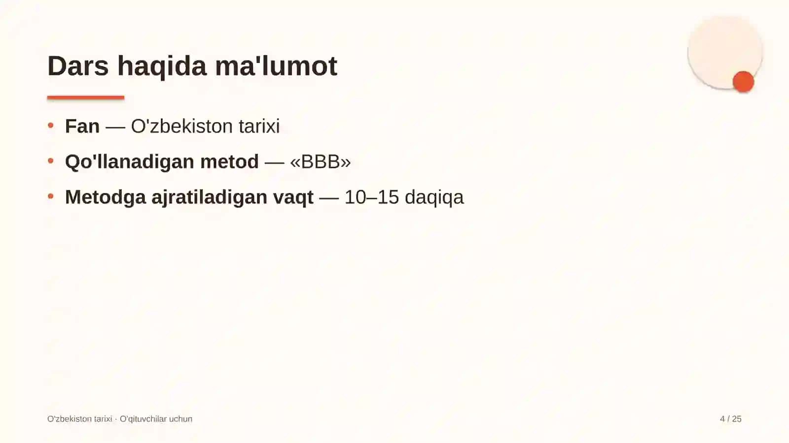 o'zbekiston tarixi darslarida bbb metodidan foydalanish 3816 4