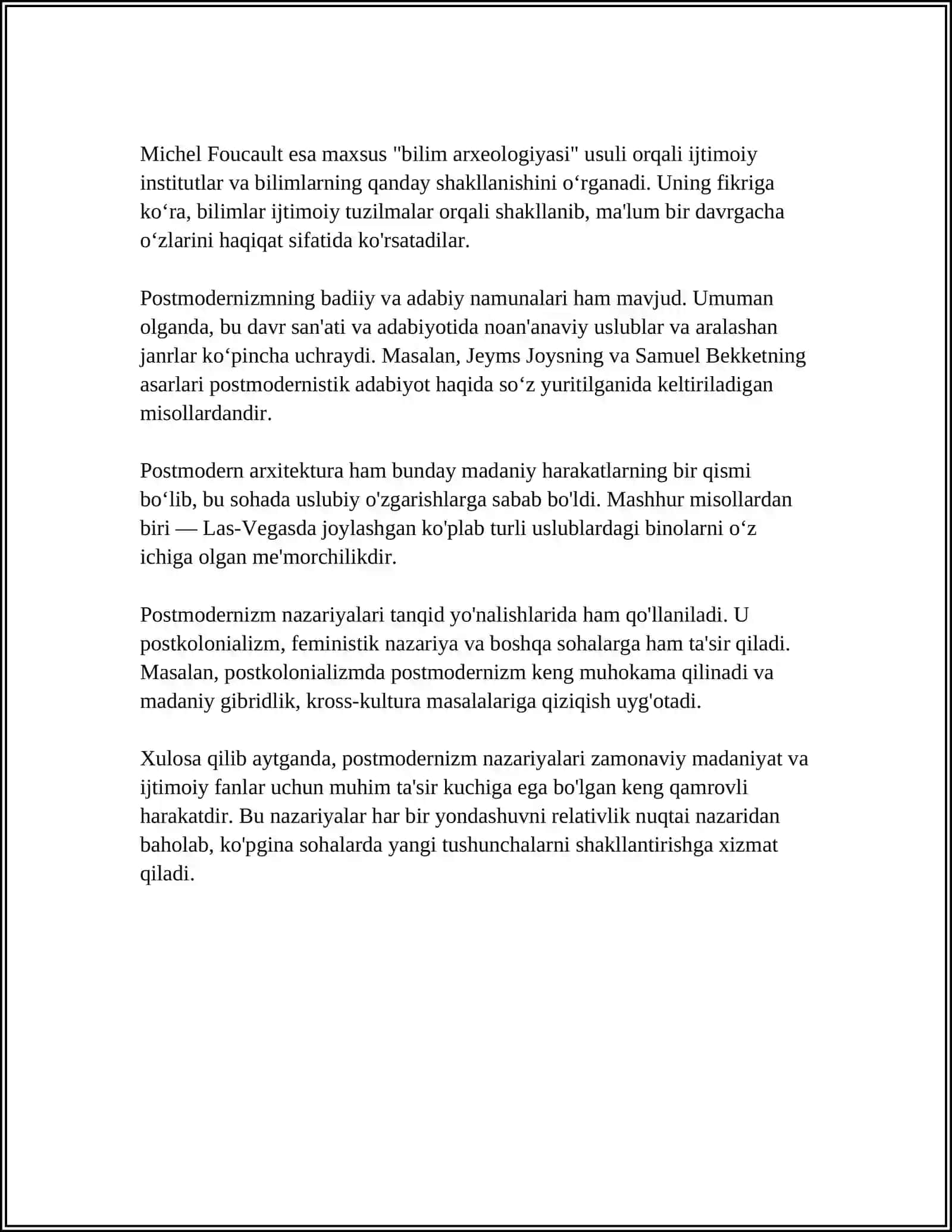 POSTMODERNIZM 4