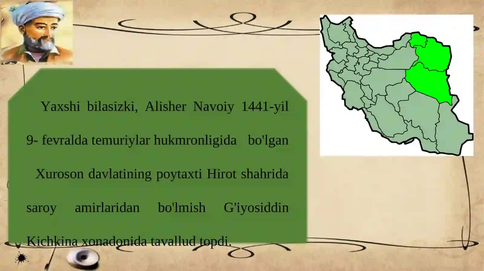 4-mavzu: ALISHER NAVOIY (1441 - 1501) 4