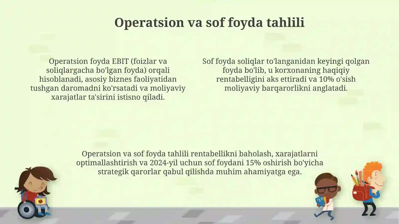Savdo korxonalarining daromadlari 4