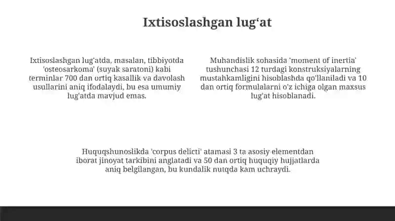 Umumiy lugʻat 4