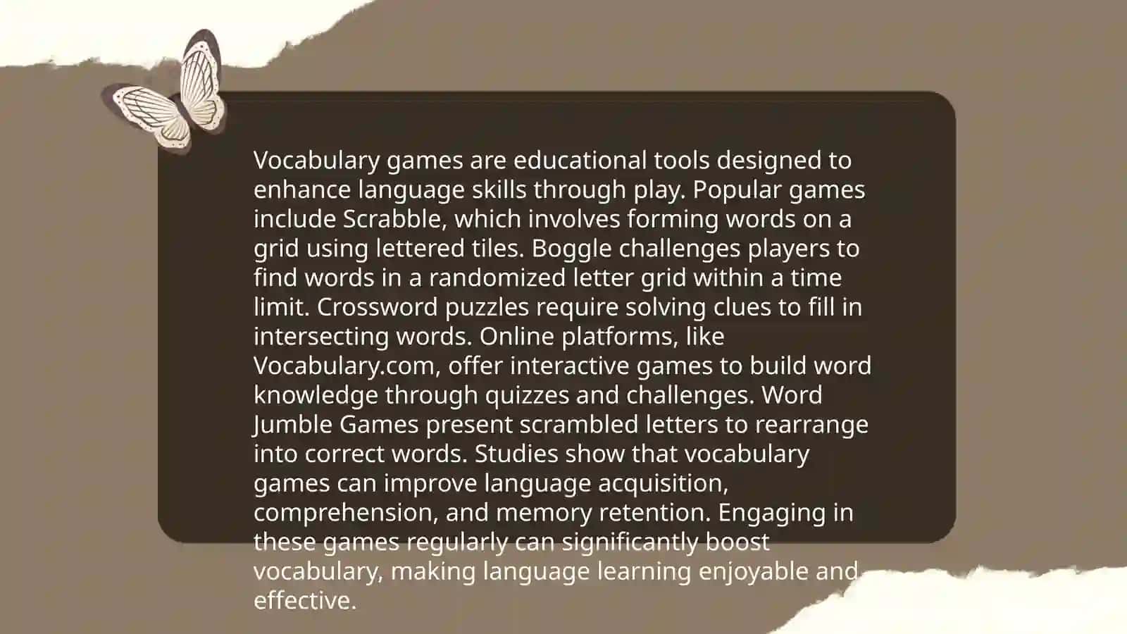 Teaching vocabulary 4