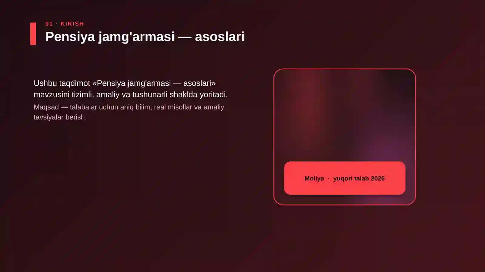 Pensiya jamg'armasi — asoslari 4