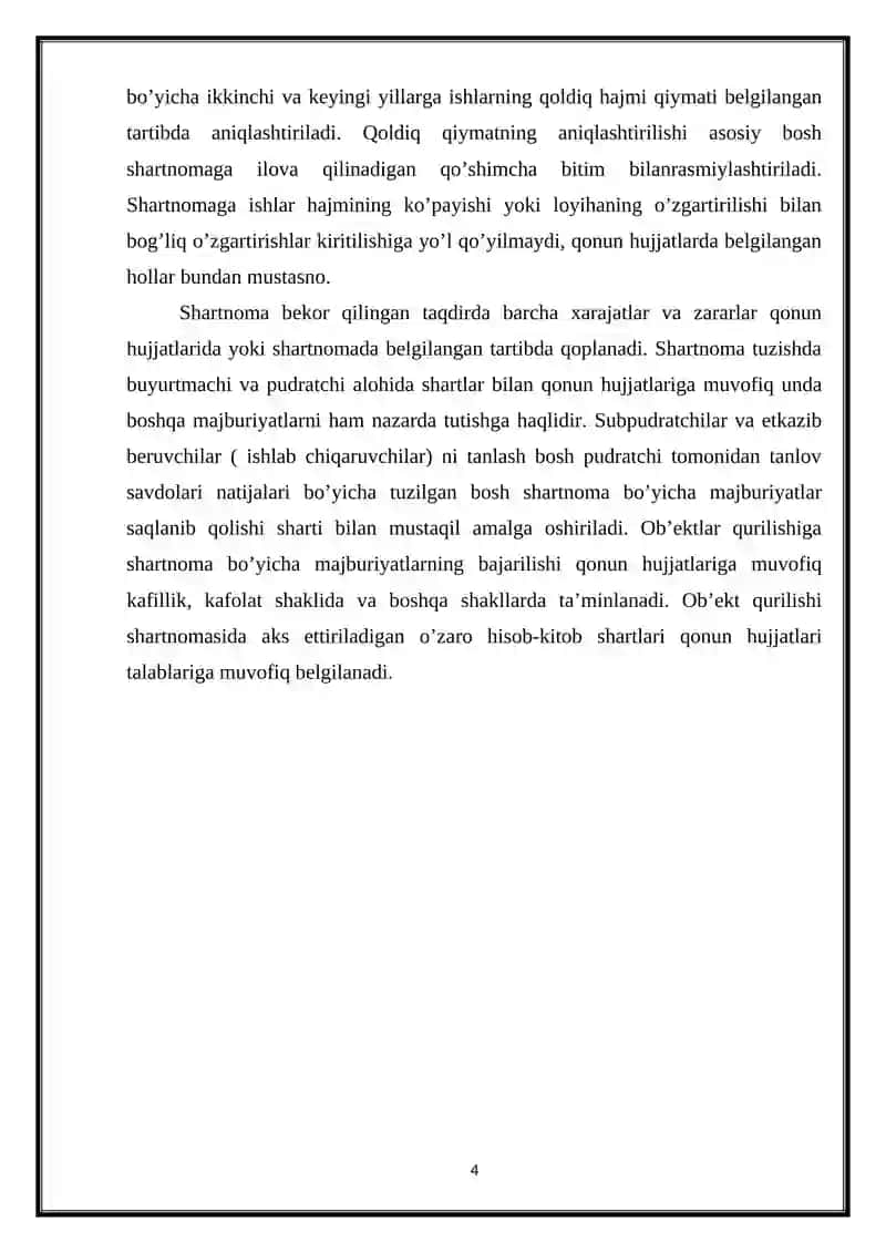 Kapital qurilish moliyalashtirish bosqichlari 4