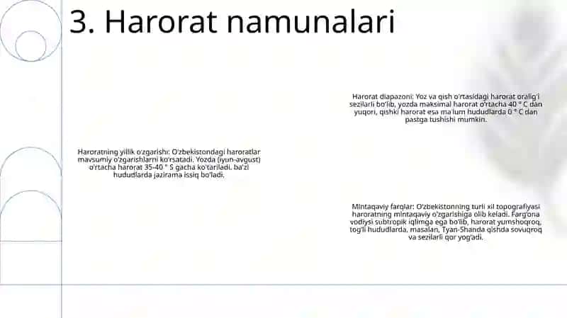 Oʻzbekiston Iqlimi 4