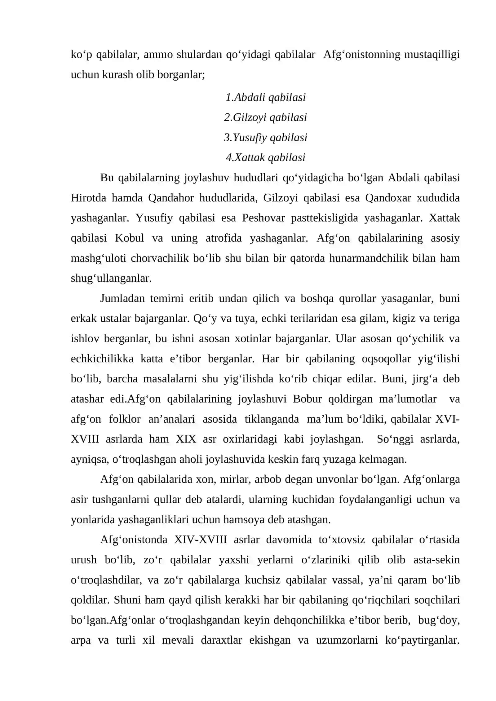 XVII -XIX ASRLARDA AFG‘ONISTON 4