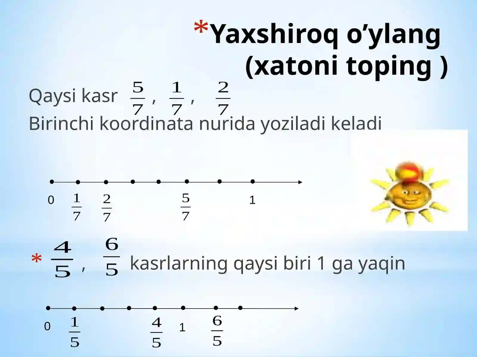KASRLARGA OID MISOLLAR YECHISH 4
