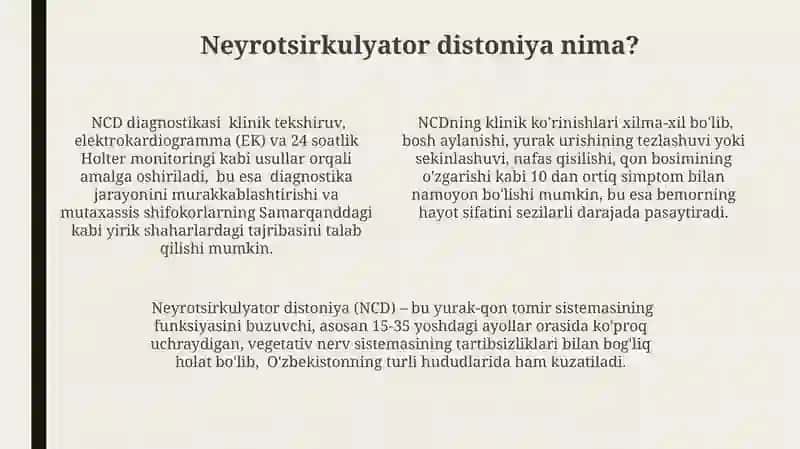 Neyrosirkulyator distoniya 4