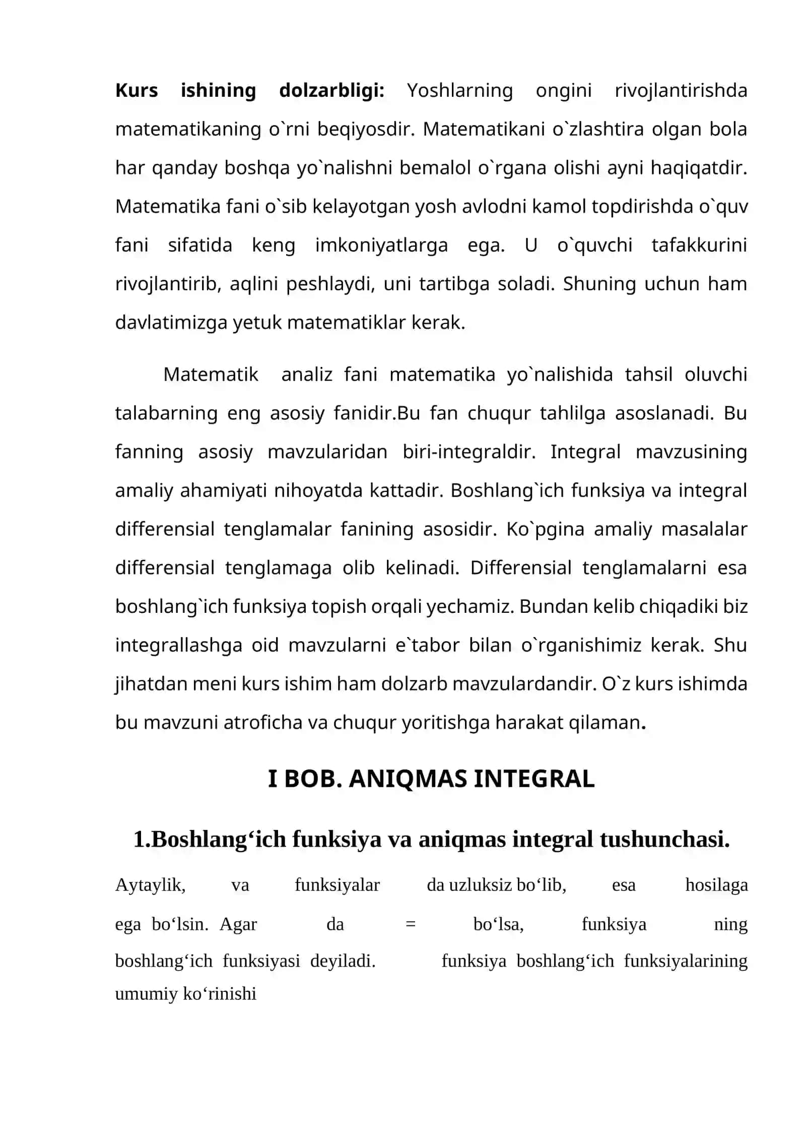 Irratsional va trigonometrik funksiyalarni integrallash 4