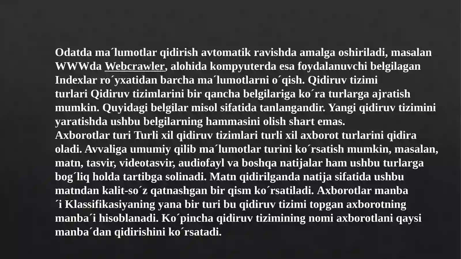 Internetda malumotlarni qidirish 4