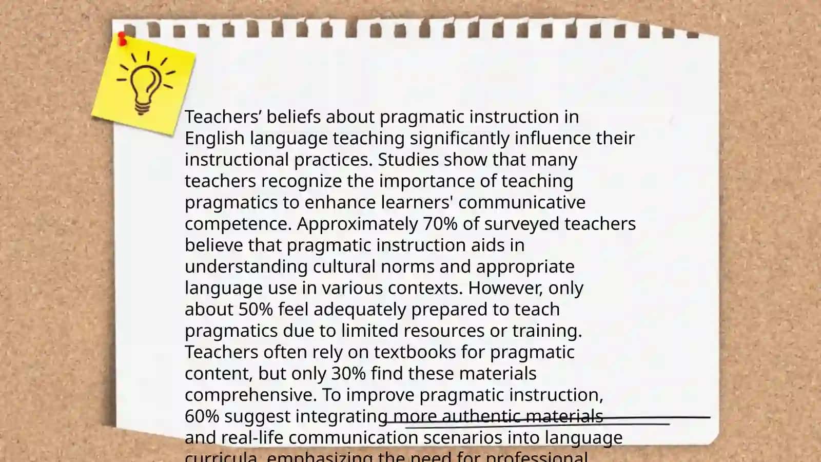 Teachers' pragmatics: knowledge, beliefs and practice 4