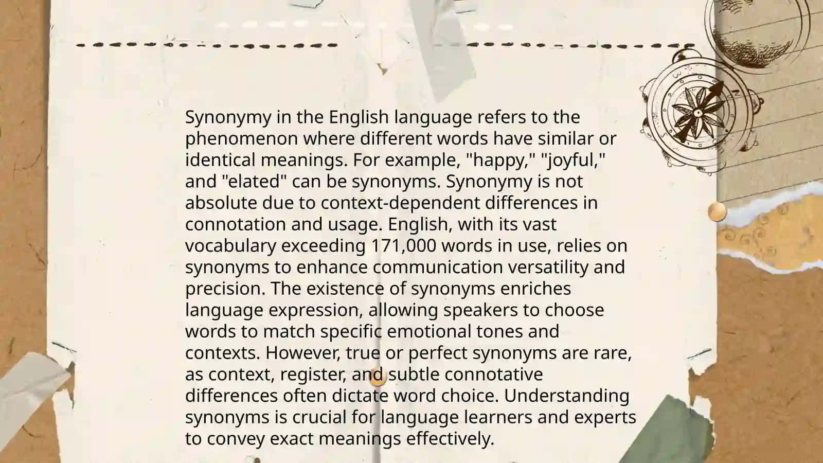 Typology of lexical systems 4