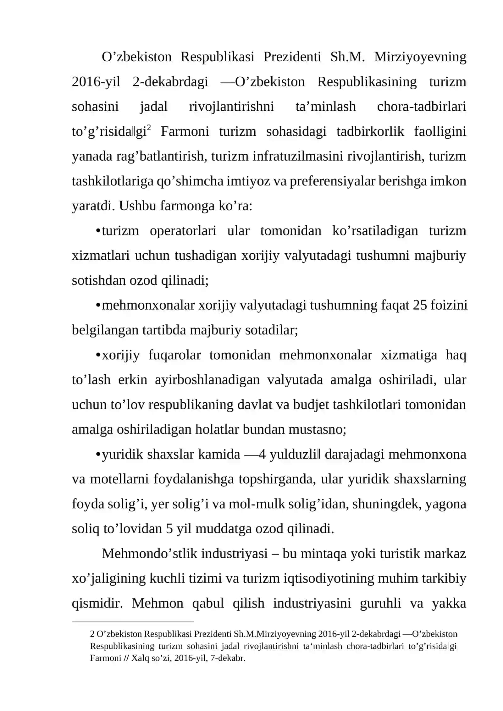 Turizm sohasida joylashtirish xizmatlari 4