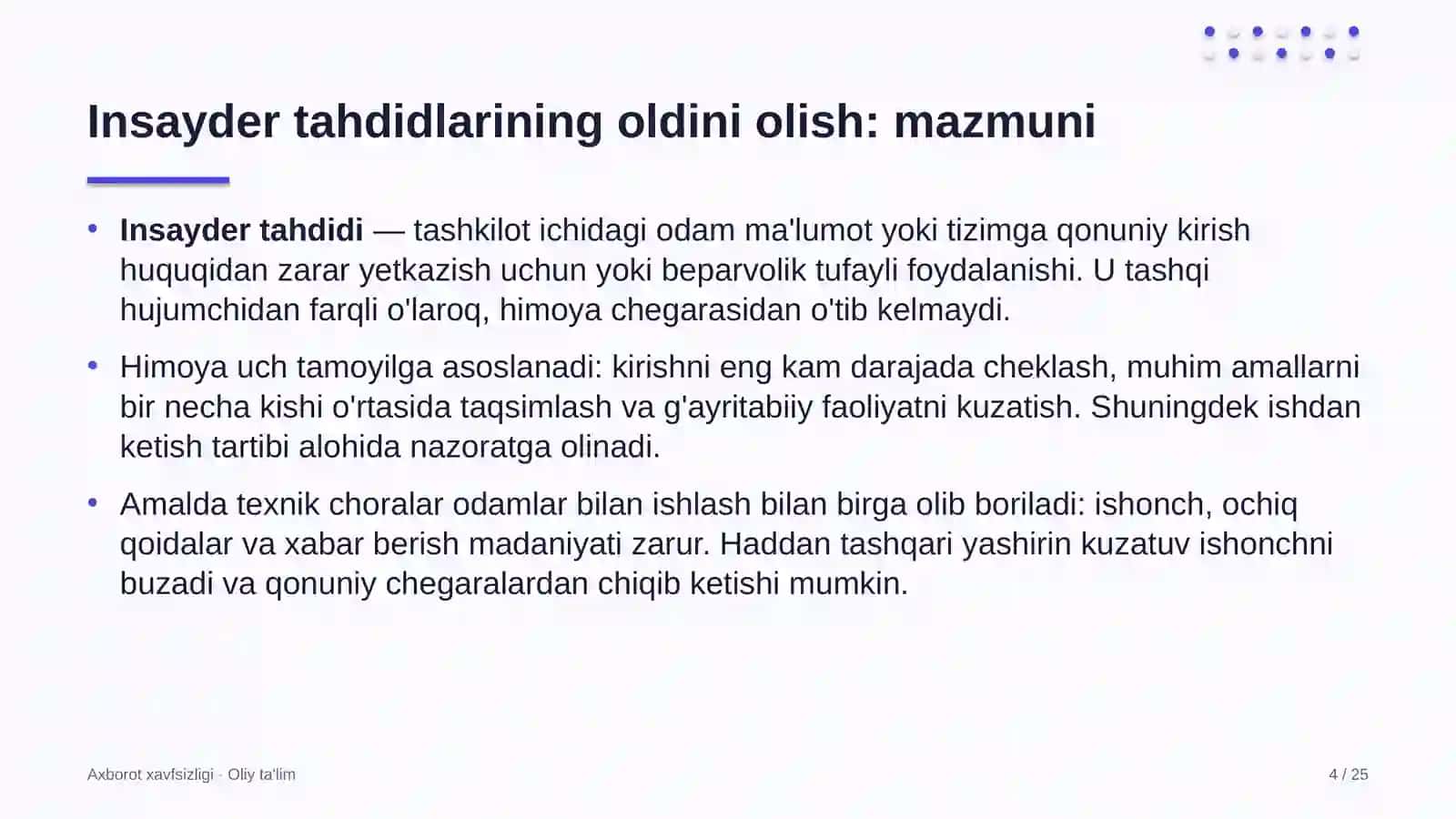 Turistik zonalarda insayder tahdidlarining oldini olish 4