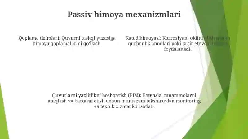 Passiv himoya mexanizmlari 4