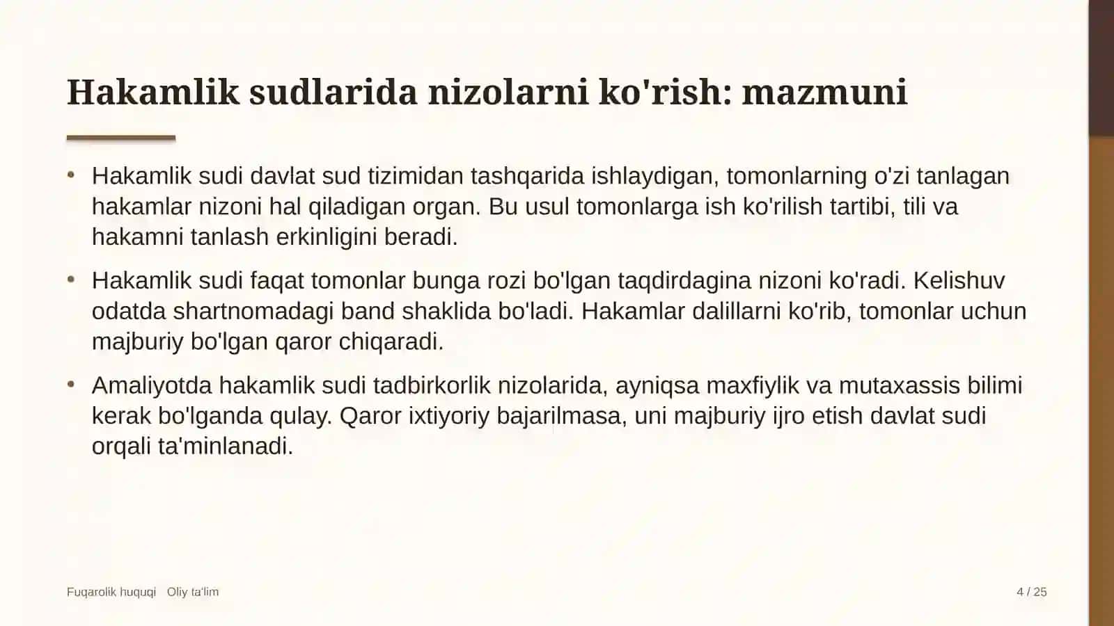 Dublyaj studiyalarida hakamlik sudlarida nizolarni ko'rish 4