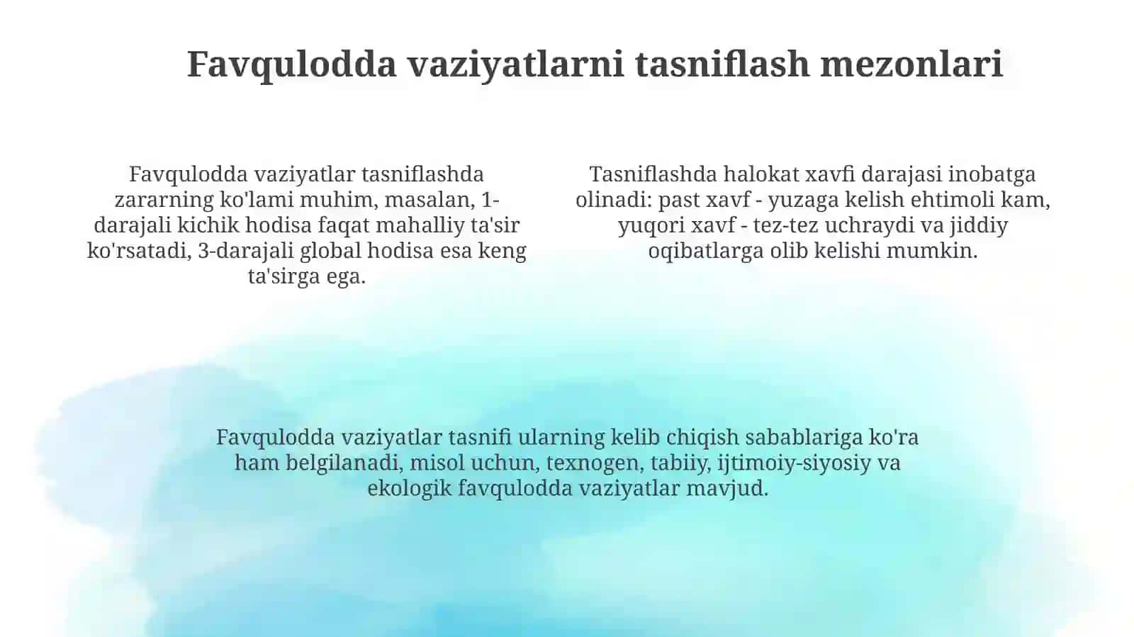 Favquloddavaziyatlarvaularningtasnifi 4