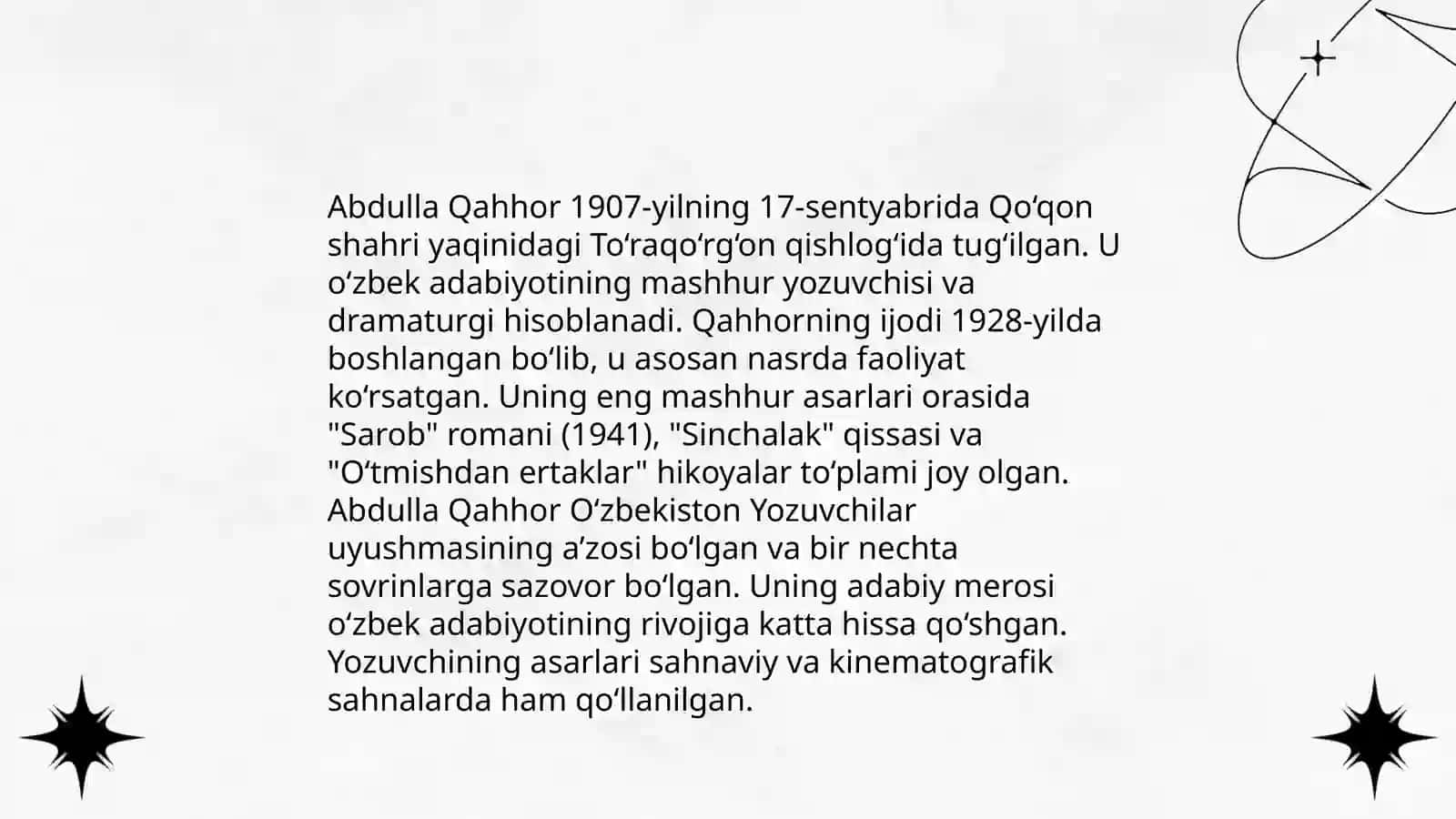 Abdulla qahhor 4