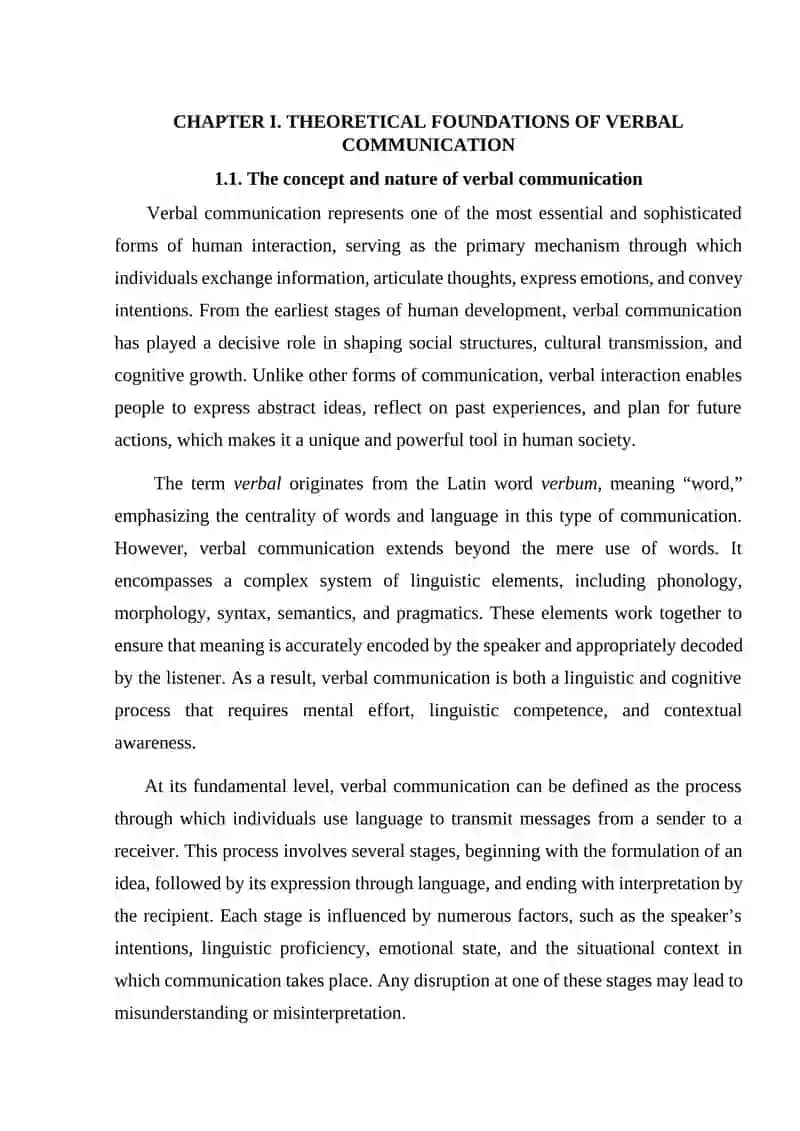 Features of Verbal Communication 4