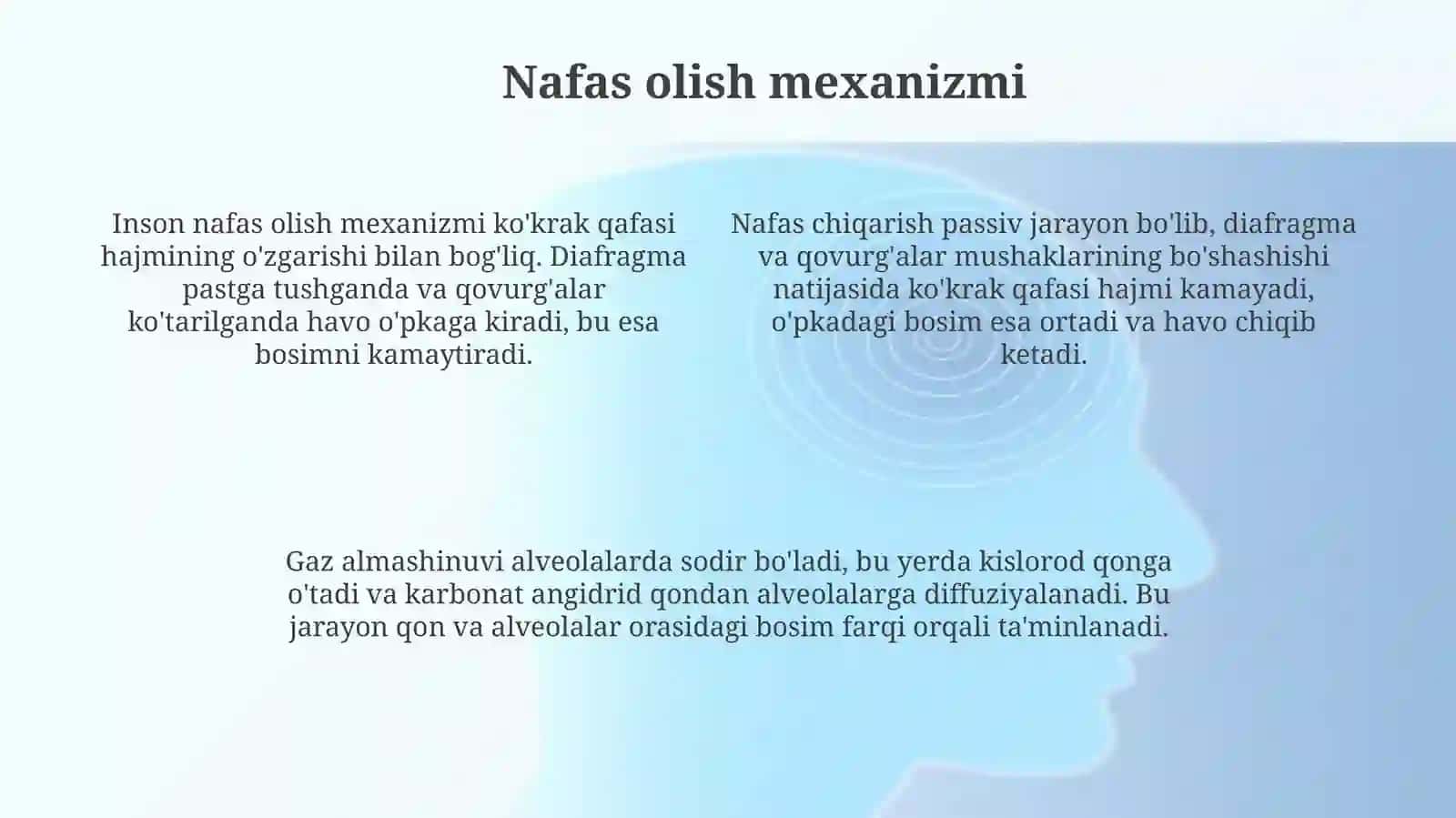 Odamning Nafas olish tizimi 4