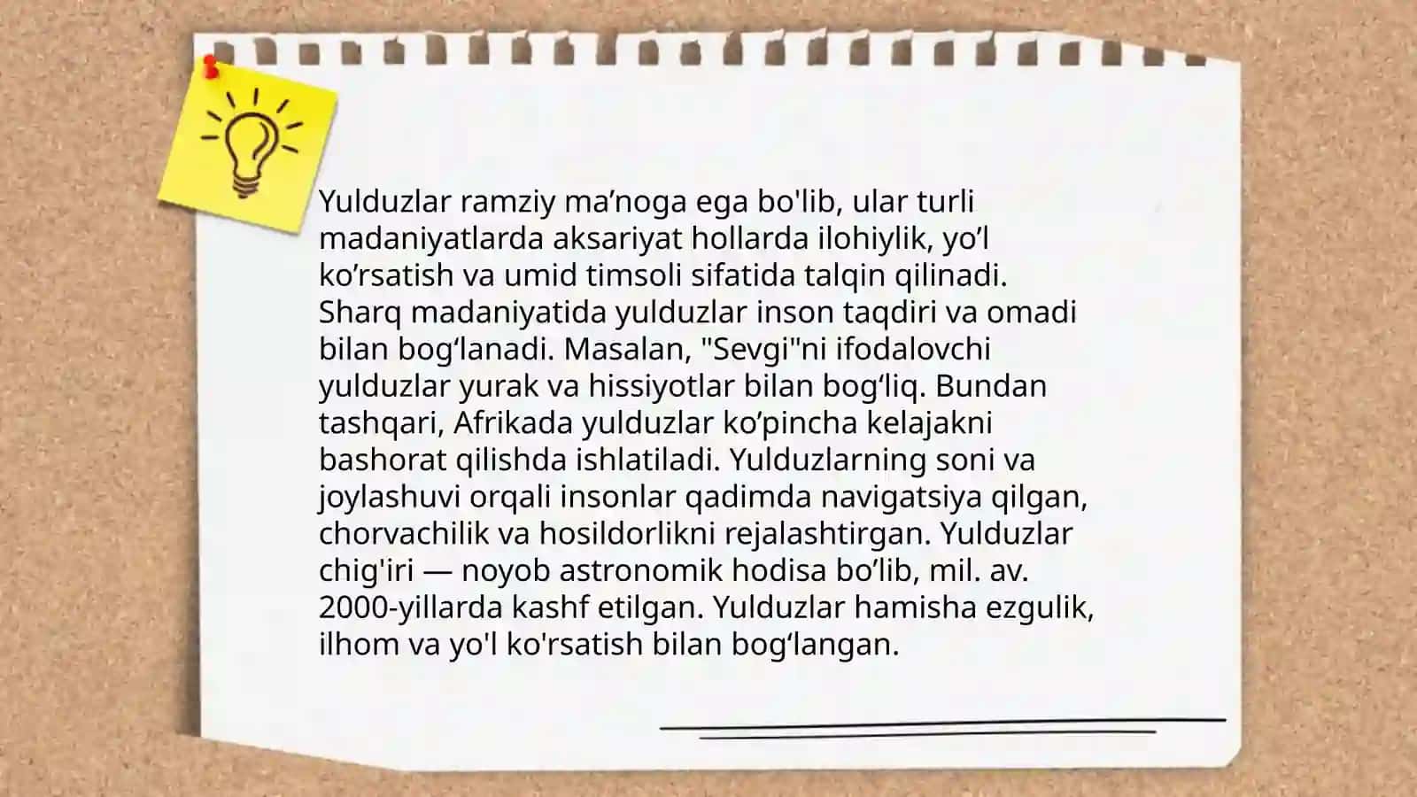 Yulduzlar mangu yonadi asari 4