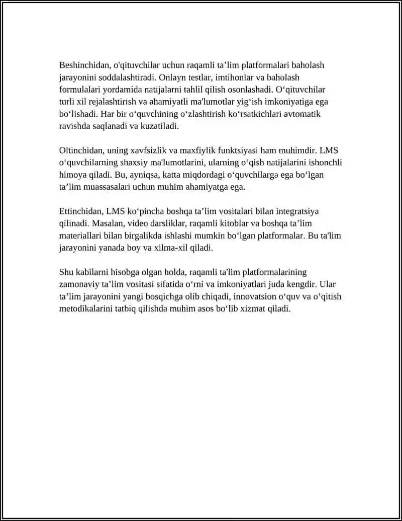 Raqamli ta'lim platformalari (LMS) 4