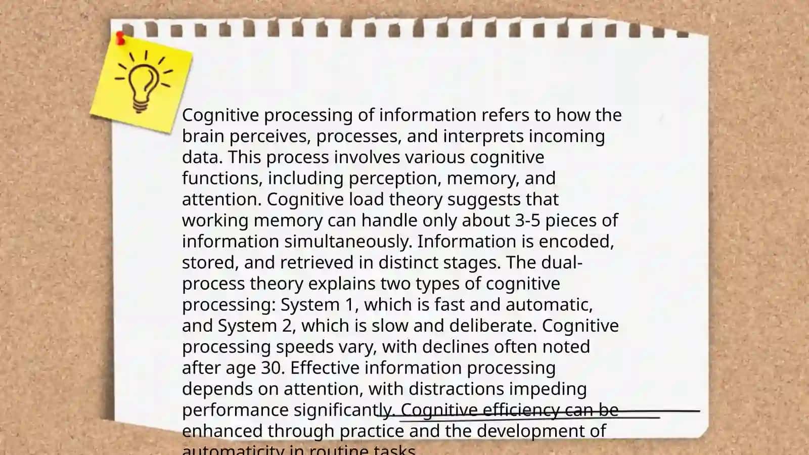 Input and output process in learning 4