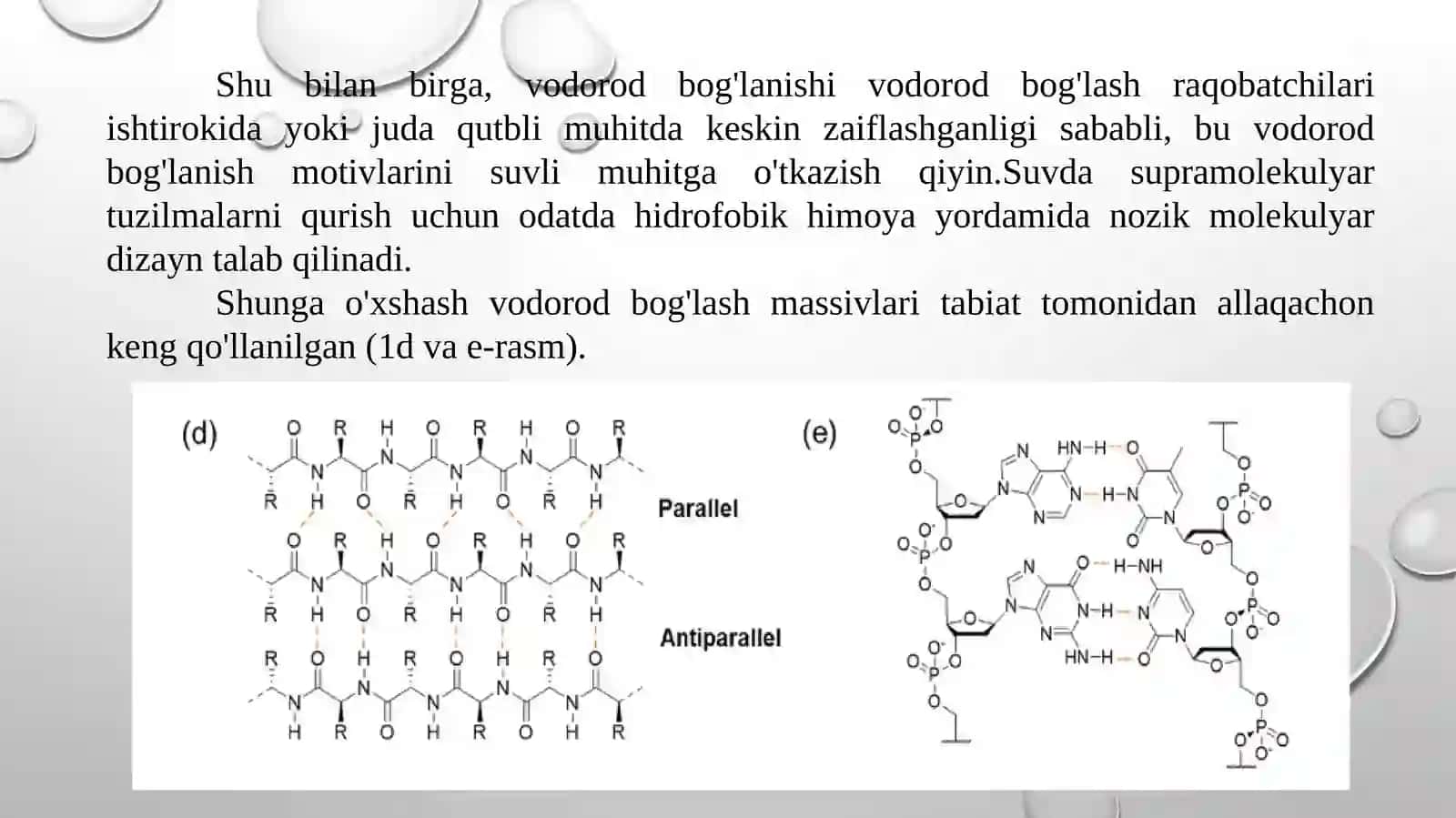 Molekulyar o'z - o'zini yig'ish-supramolekulyar tizimlarni dasturlash 4