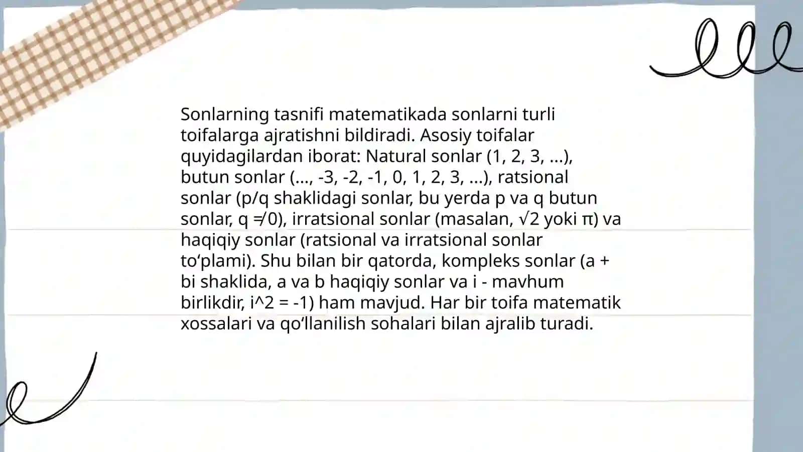 Sanash. Sanashning turli tizimlari 4
