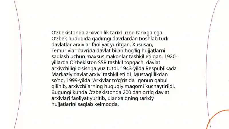 Zamonaviy arxivlar 4
