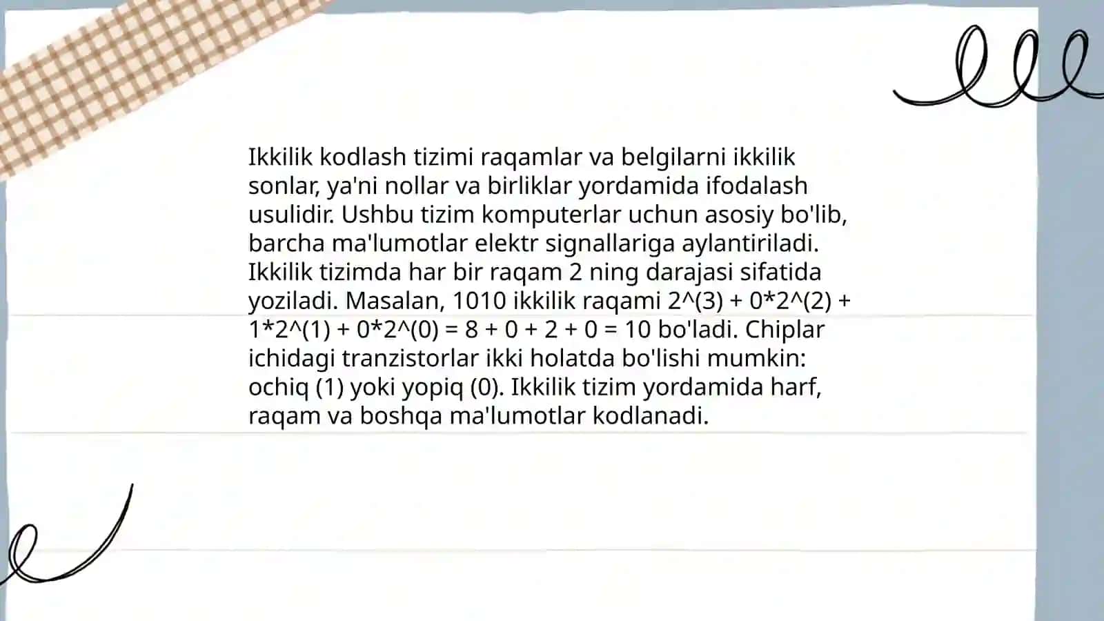 Informatsiyani kodlash mexanizmi 4