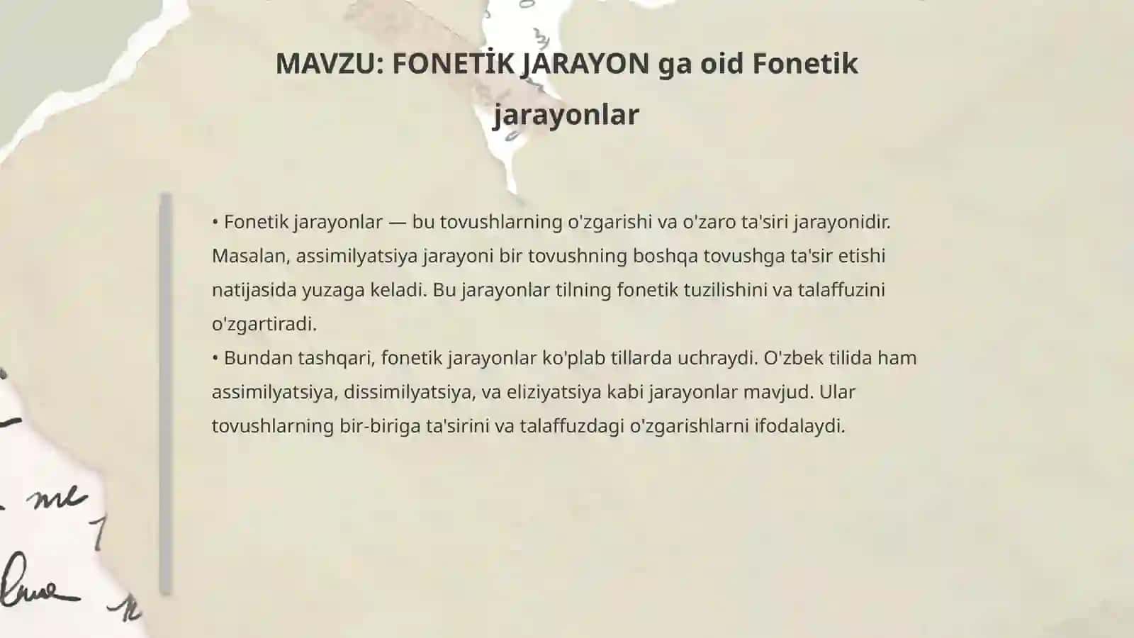 FONETİK JARAYON 4