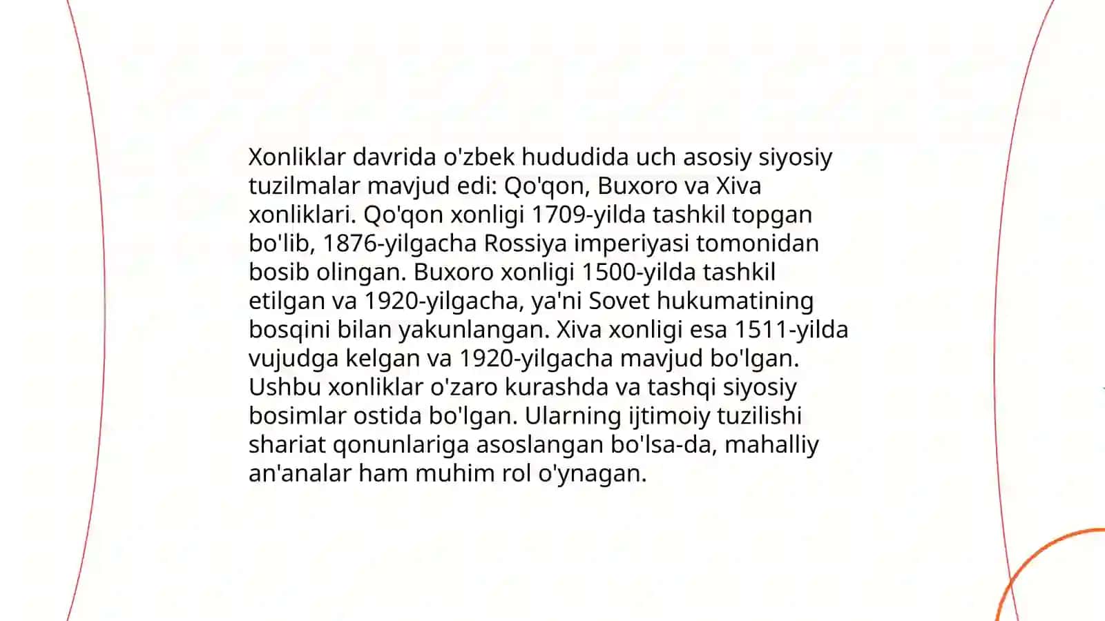 Oʻrta asrlarda xonliklarning boʻlinib ketishi 4