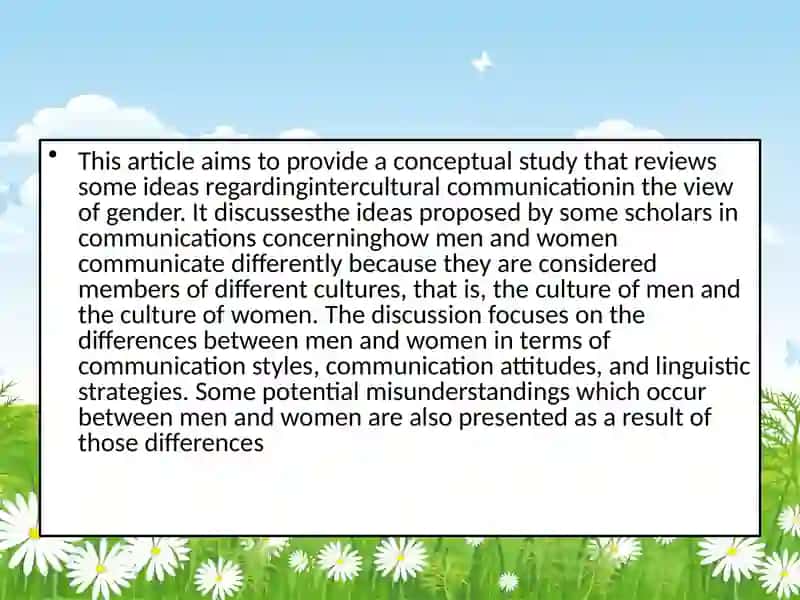 Gender Problems of Intercultural Communications 4