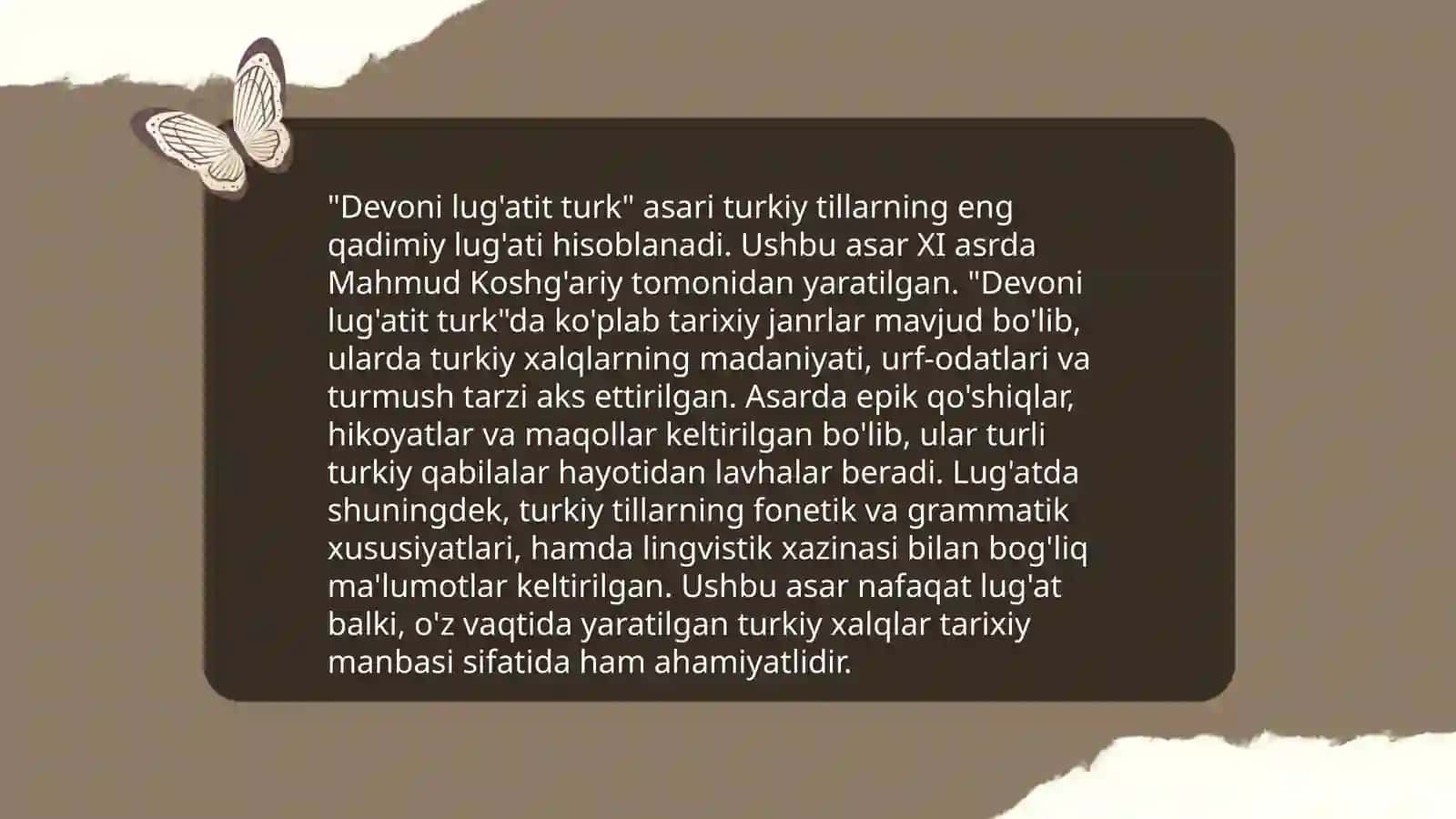 Devoni lug'atit turk asarining adabiy janrlari 4