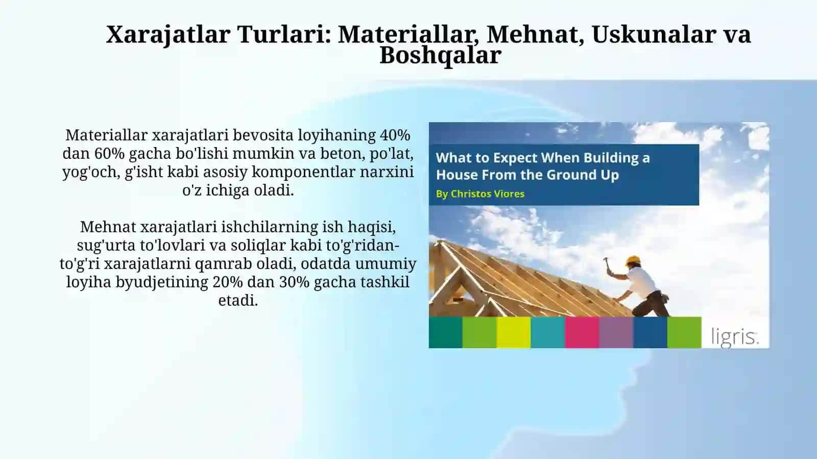 Qurilishning smeta qiymatini aniqlash 4