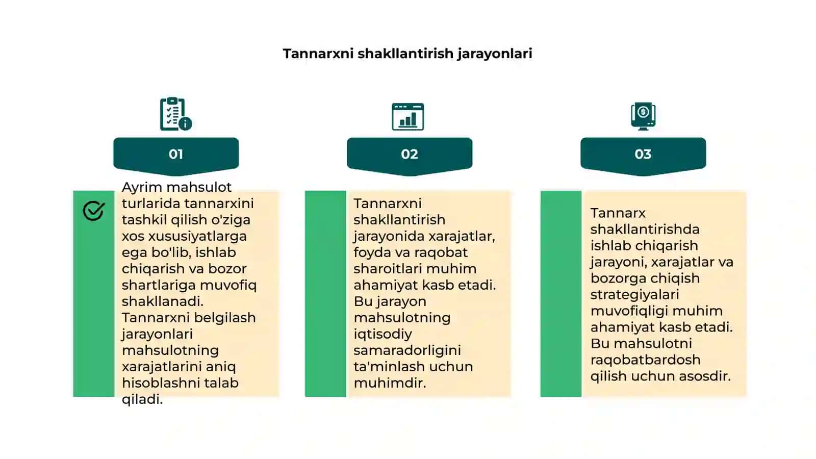 Ayrim turdagi mahsulot tannarxini tashkil qilishning o'ziga xos xususiyatlari 4