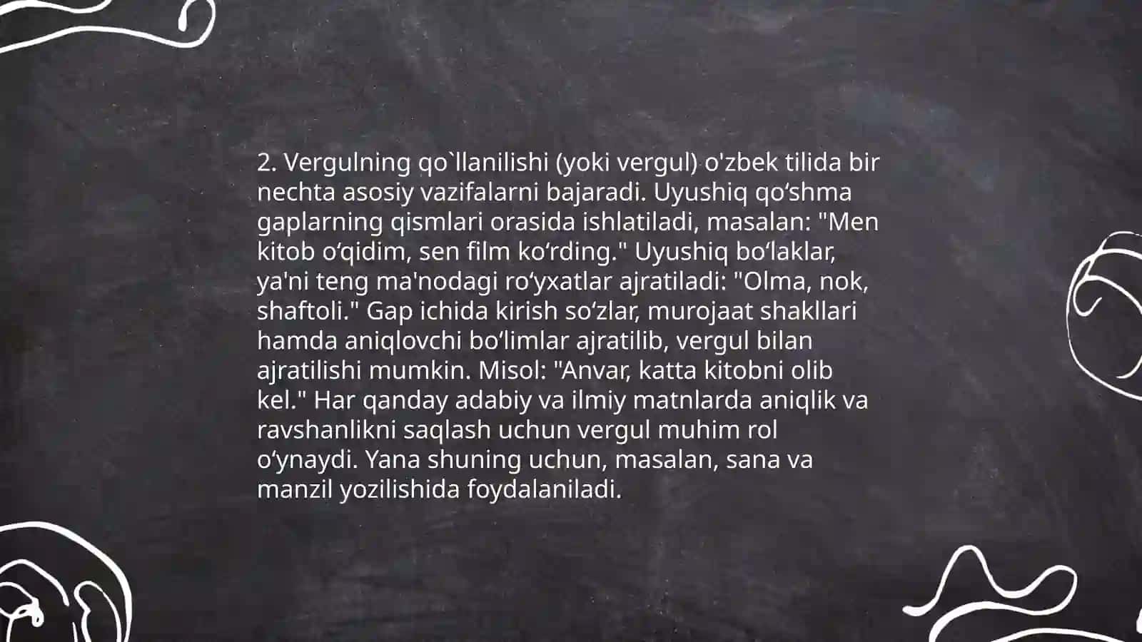 Punktuatsion savodxonlik 4