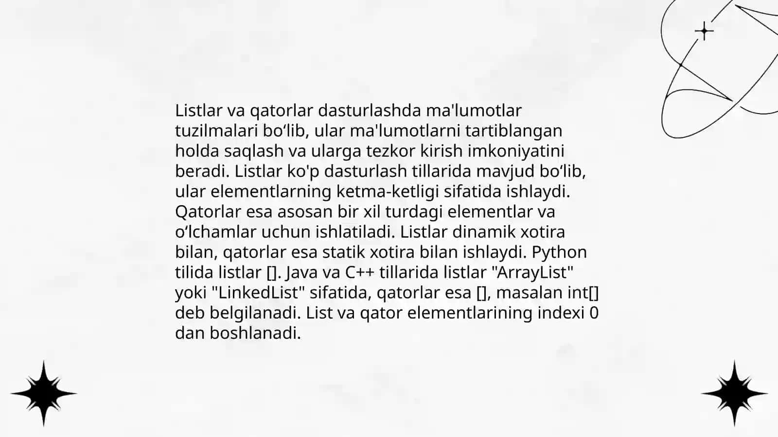 Ma'lumotlarning abstrakt tuzilmasi 4
